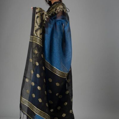 Linen Legacy Jamdani Saree