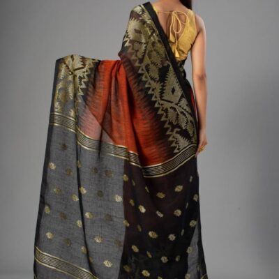 Linen Legacy Jamdani Saree