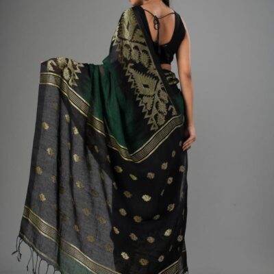 Linen Legacy Jamdani Saree