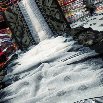 Linen Legacy Jamdani Saree