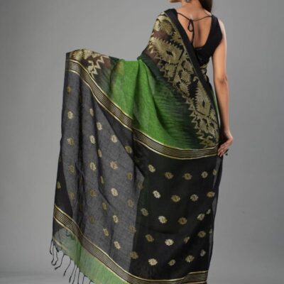 Linen Legacy Jamdani Saree