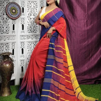 SlubAura Khadi Saree
