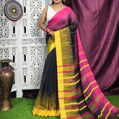 SlubAura Khadi Saree