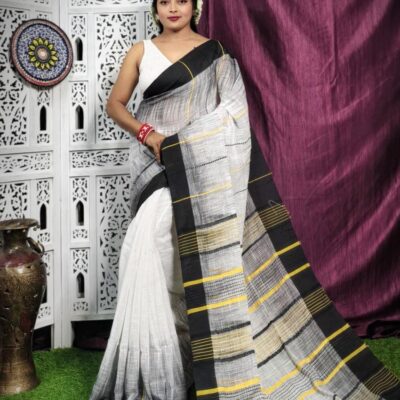 SlubAura Khadi Saree