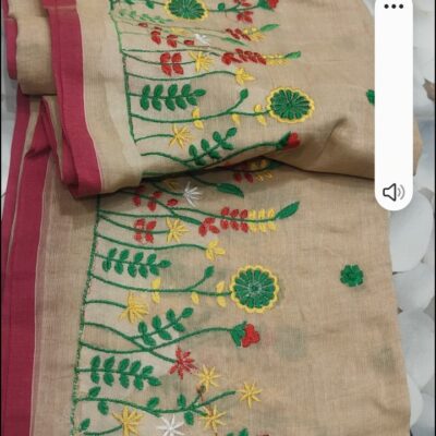 Vatika Mul Cotton Saree