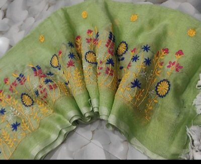 Vatika Mul Cotton Saree