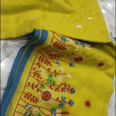 Vatika Mul Cotton Saree