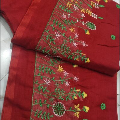 Vatika Mul Cotton Saree