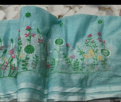 Vatika Mul Cotton Saree