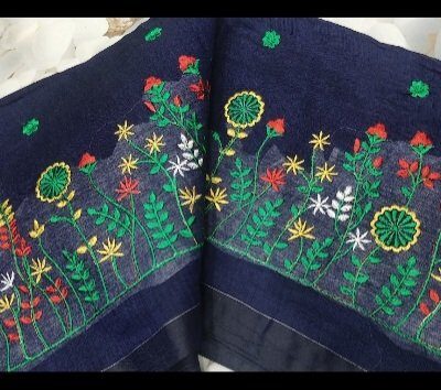 Vatika Mul Cotton Saree