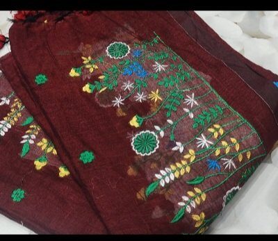 Vatika Mul Cotton Saree