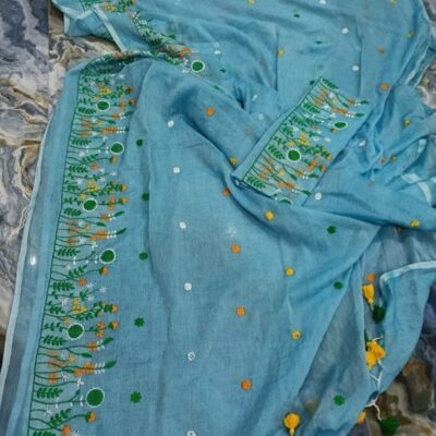 Vatika Mul Cotton Saree
