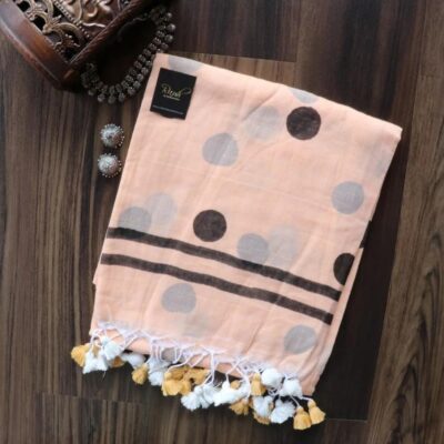 Handdot Harmony Mul Cotton Saree
