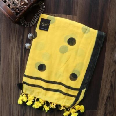 Handdot Harmony Mul Cotton Saree