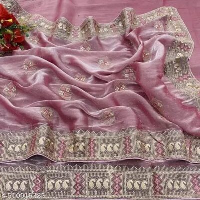 Ziva Pure Banarasi Silk Organza Saree