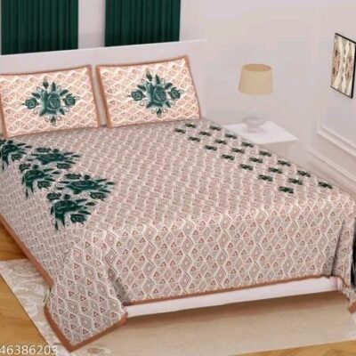 Rajrika Jaipuri Cotton Printed Bedsheet
