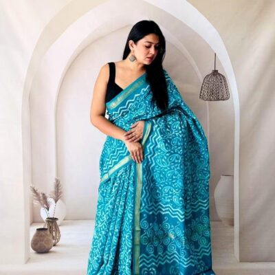 Saaj Maheshwari Silk Saree