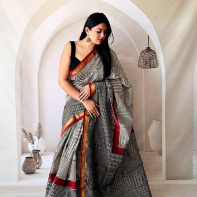 Saaj Maheshwari Silk Saree