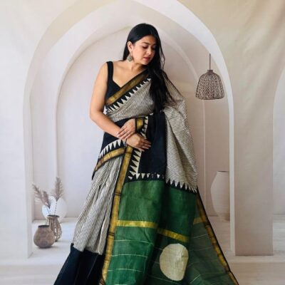 Saaj Maheshwari Silk Saree