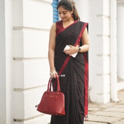 Grid & Grace Khadi Cotton Saree
