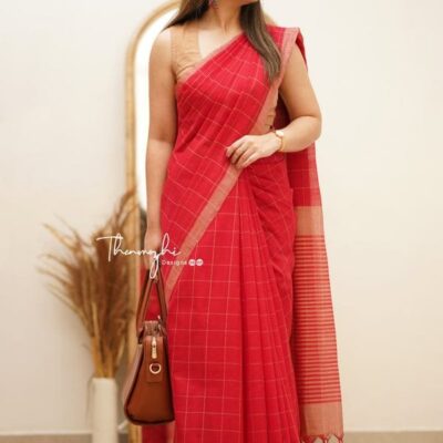 Grid & Grace Khadi Cotton Saree