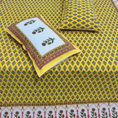 PetalDream Cotton Double Bedsheet Set