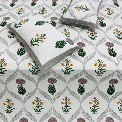 PetalDream Cotton Double Bedsheet Set