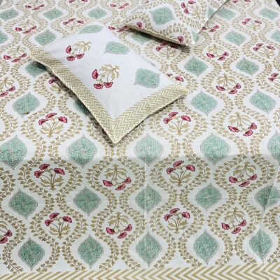 PetalDream Cotton Double Bedsheet Set