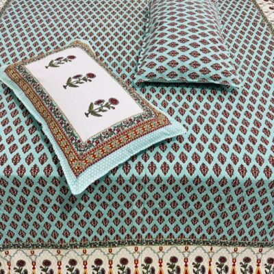 PetalDream Cotton Double Bedsheet Set