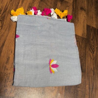 Lotusloom Mul Cotton Saree