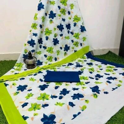 Blocktales Cotton Mulmul Saree
