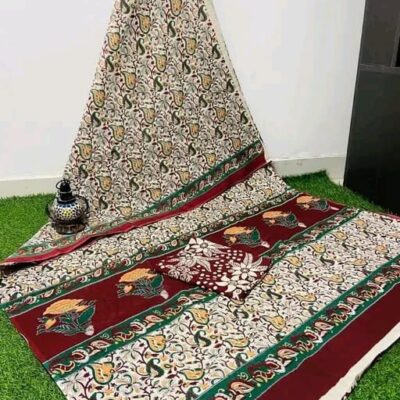 Blocktales Cotton Mulmul Saree