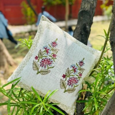 Textured Grace Cotton Cushion Covers