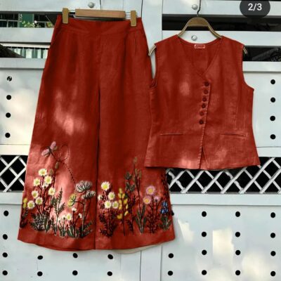 Threaded Grace Embroidered Co-ord Set
