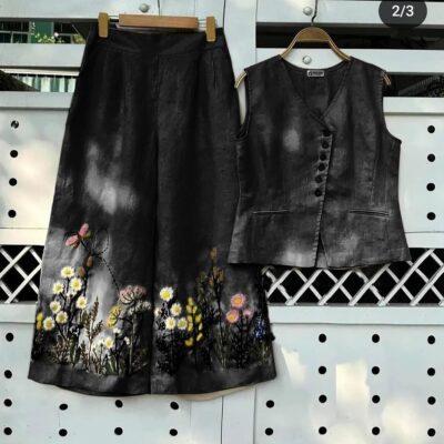 Threaded Grace Embroidered Co-ord Set