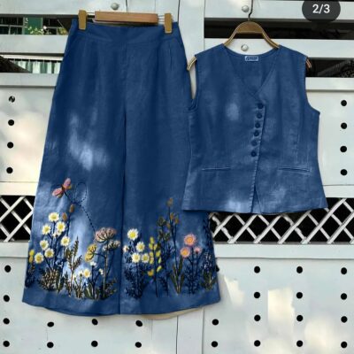 Threaded Grace Embroidered Co-ord Set