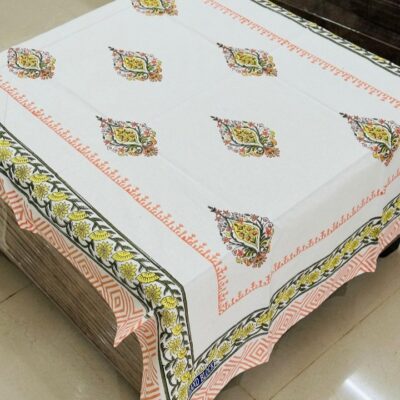 DesiCraft Handblock Center Table Cloth