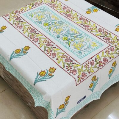 DesiCraft Handblock Center Table Cloth