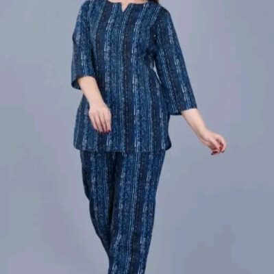 CosyGlow Rayon Printed Night Suit