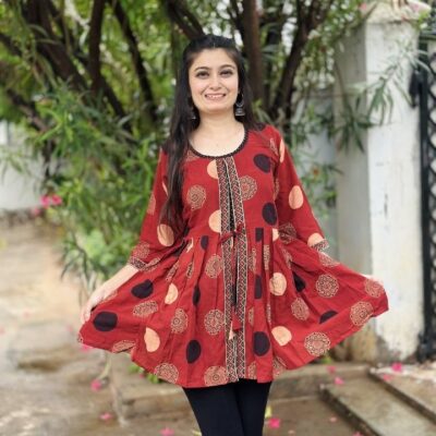 Printed Bliss Cotton Short Dress