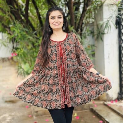 Printed Bliss Cotton Short Dress