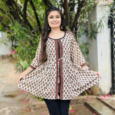 Printed Bliss Cotton Short Dress