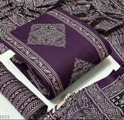 AjrakhVibe Rayon Unstitched Suit