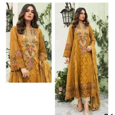 Heer Ethnics Semi-stitched Suits