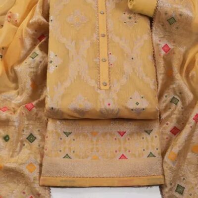 Zivara Jacquard Unstitched Suit