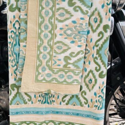 Ikat Essence King Size Double Bedsheet Set