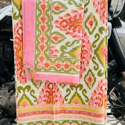 Ikat Essence King Size Double Bedsheet Set