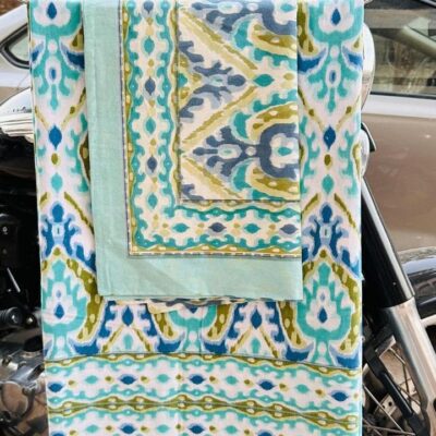 Ikat Essence King Size Double Bedsheet Set