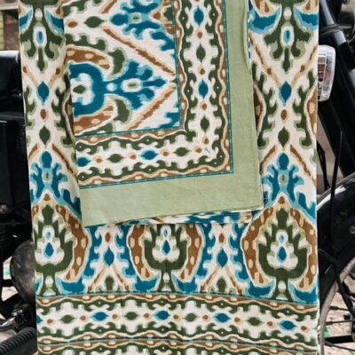 Ikat Essence King Size Double Bedsheet Set