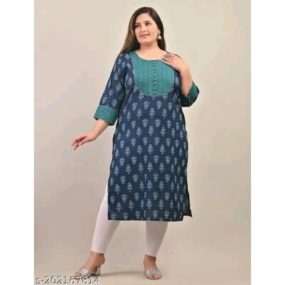 CottonEase Plus-Size Kurti